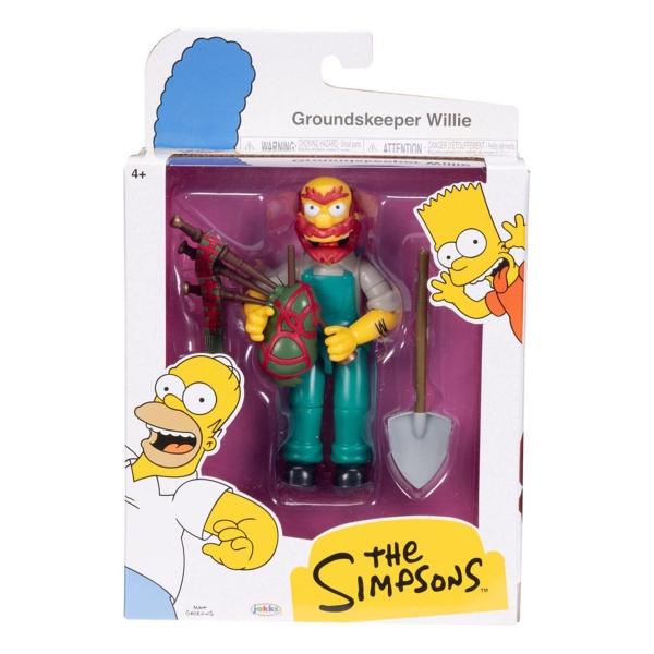 The Simpsons Actionfigures "Hausmeister Willie" (Wave 1) von Jakks